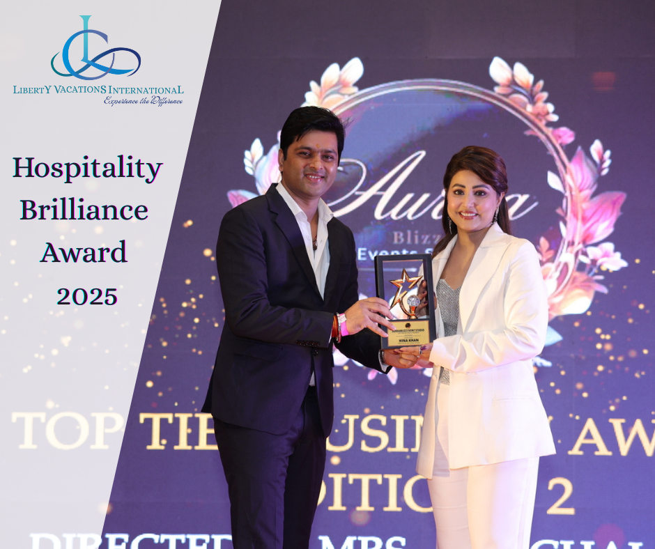 Hospitality Brilliance Achievement Award 2025 - Liberty Vacations